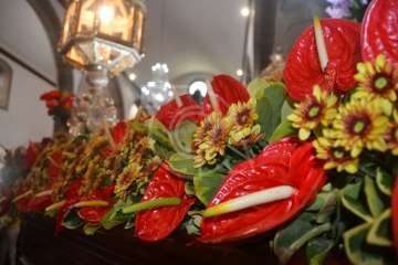 Oficios religiosos del mediodía y procesión del Santo Cristo de Telde (Foto TA)